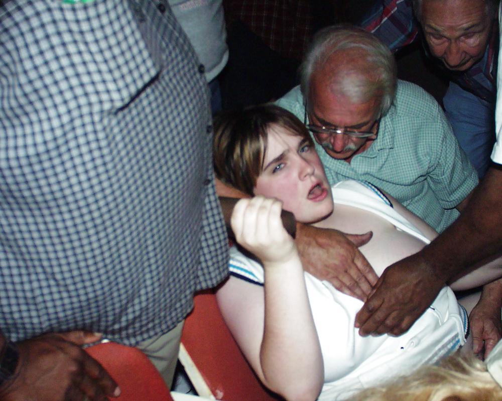 21P Kaylee at adult theater 
