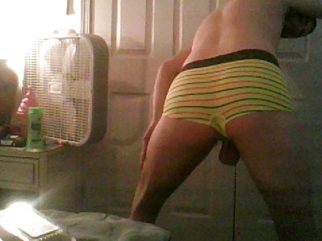 25P My hot sexy bisexual husband in new panties 