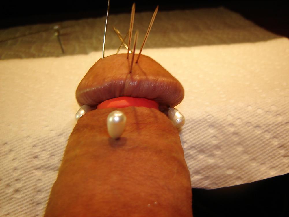 21P Big Pins in my Cock Head