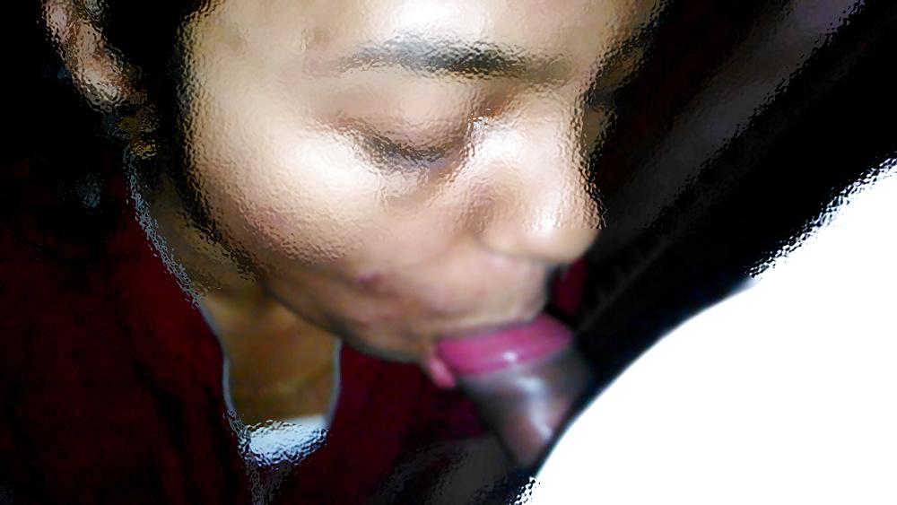 7P Indian wife giving blow job