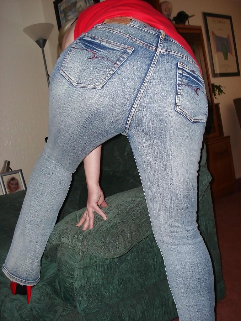 14P My ass in tight jeans