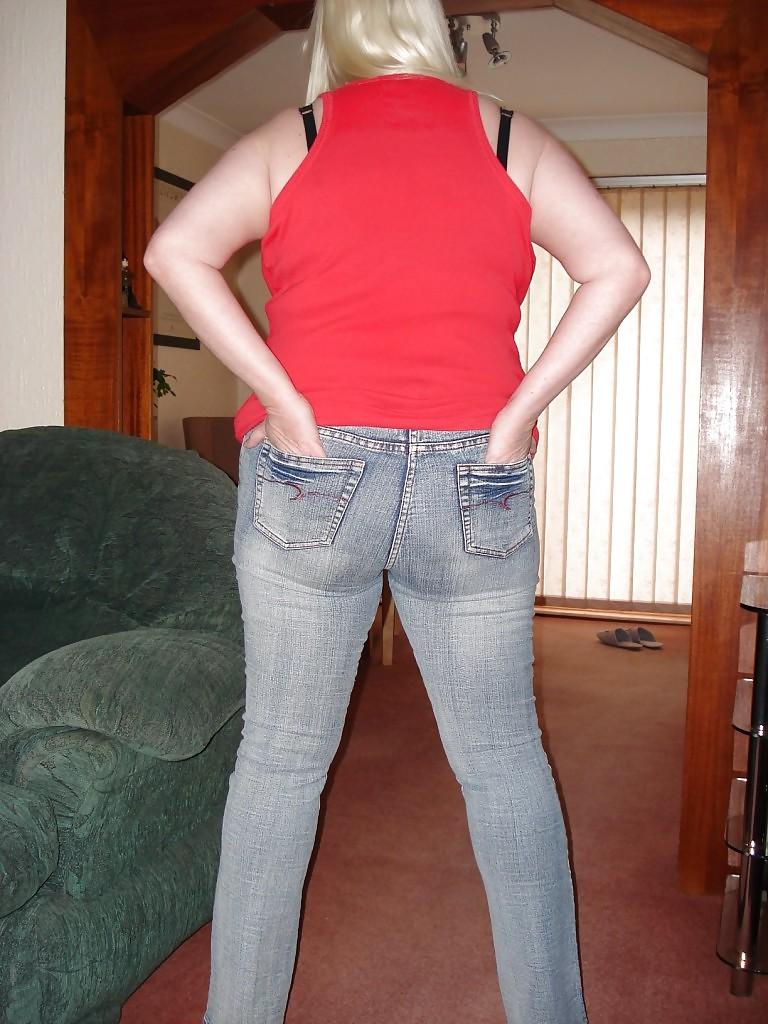 14P My ass in tight jeans