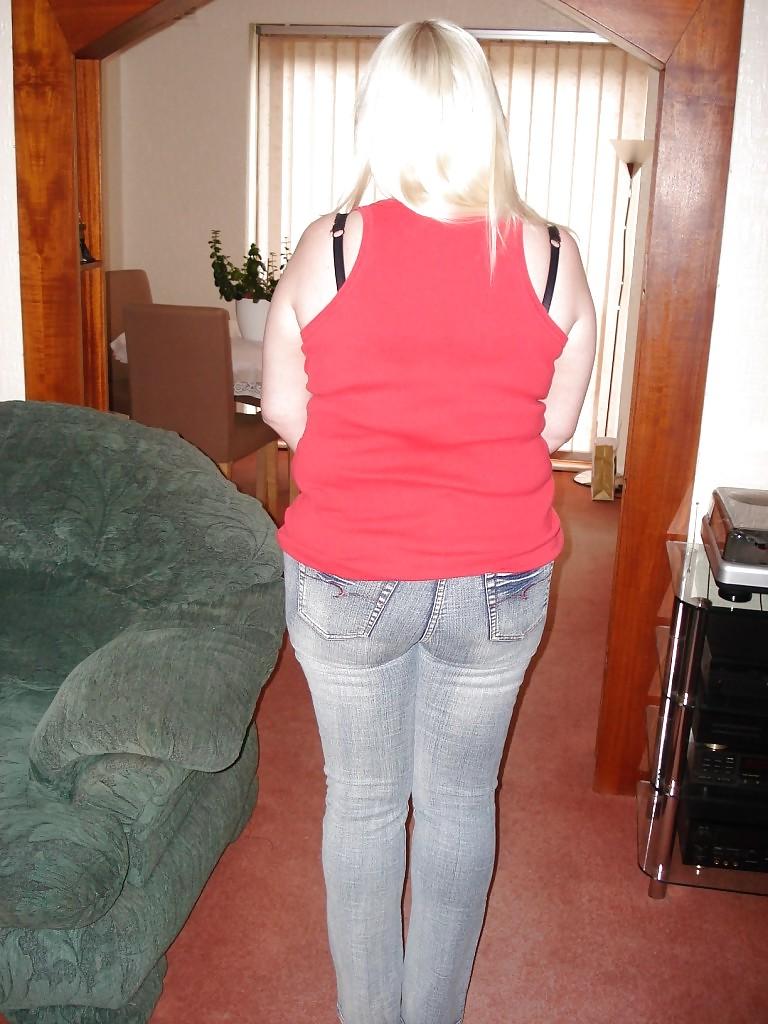 14P My ass in tight jeans