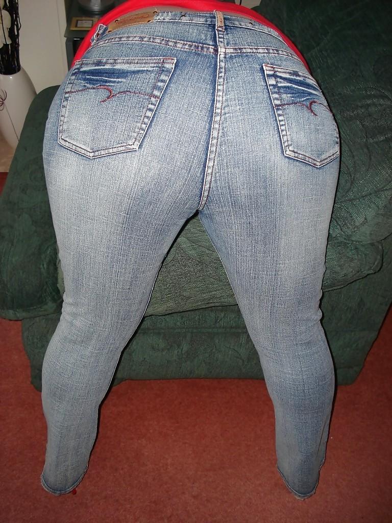 14P My ass in tight jeans