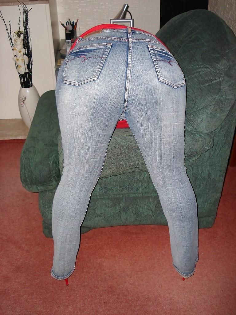 14P My ass in tight jeans