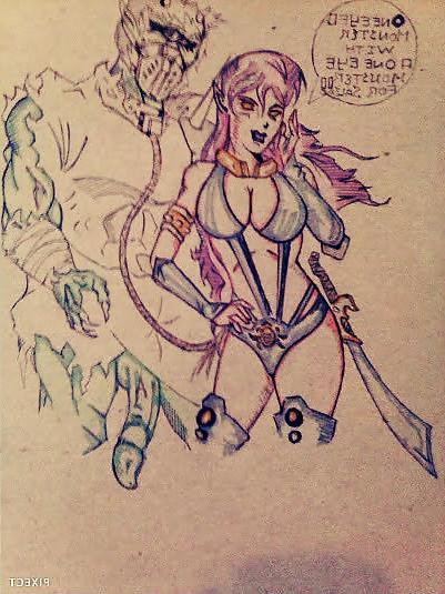 20P Anime hand drawings