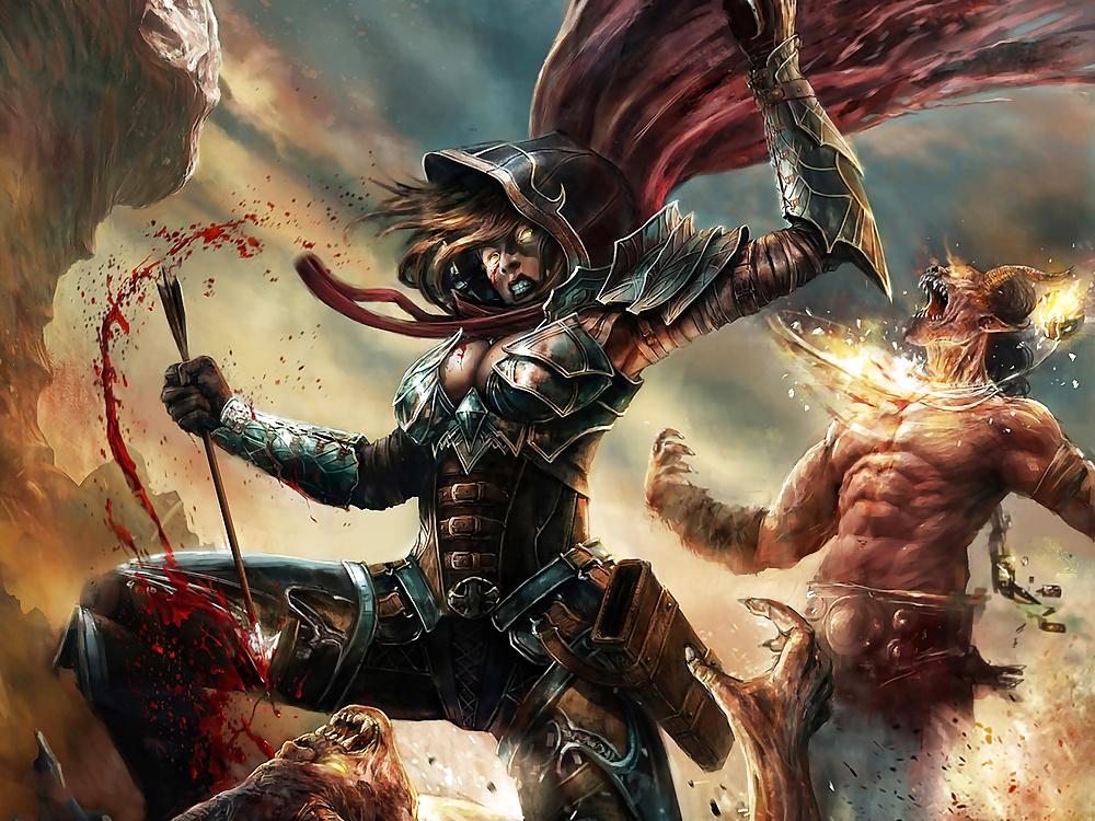 10P Fantasy Warrior Women 1