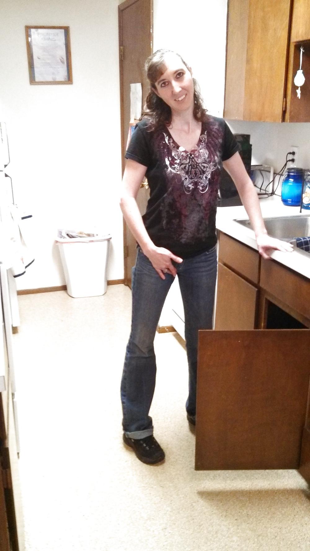 20P My hot as hell wife in tight ass jeans.