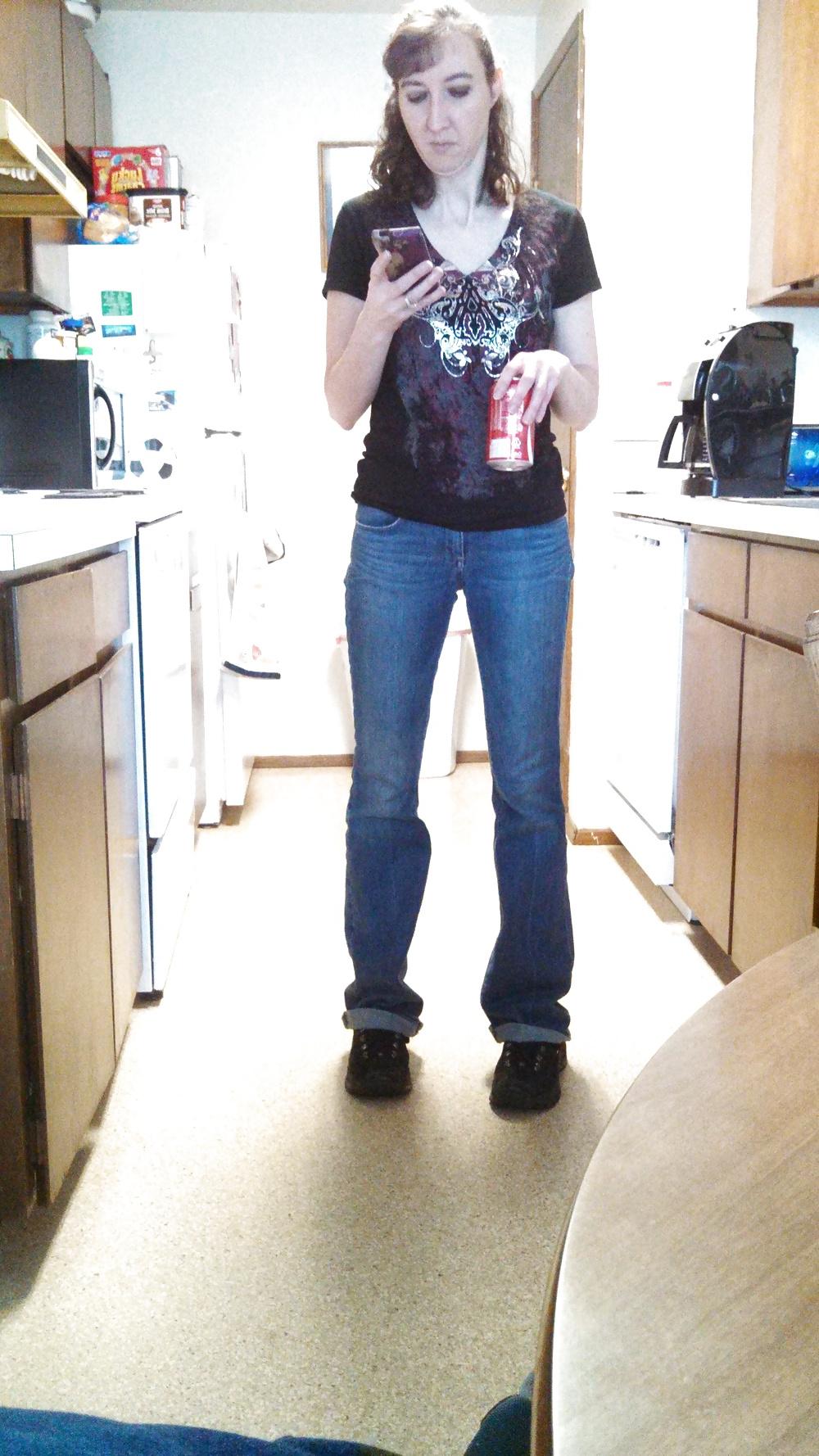 20P My hot as hell wife in tight ass jeans.
