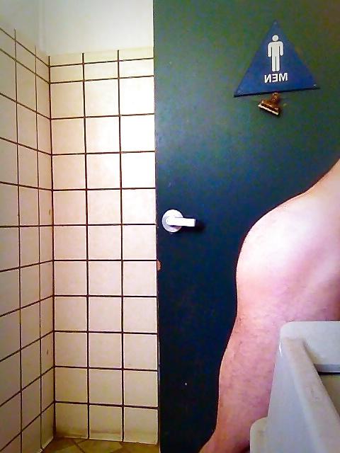 8P Public restroom sex