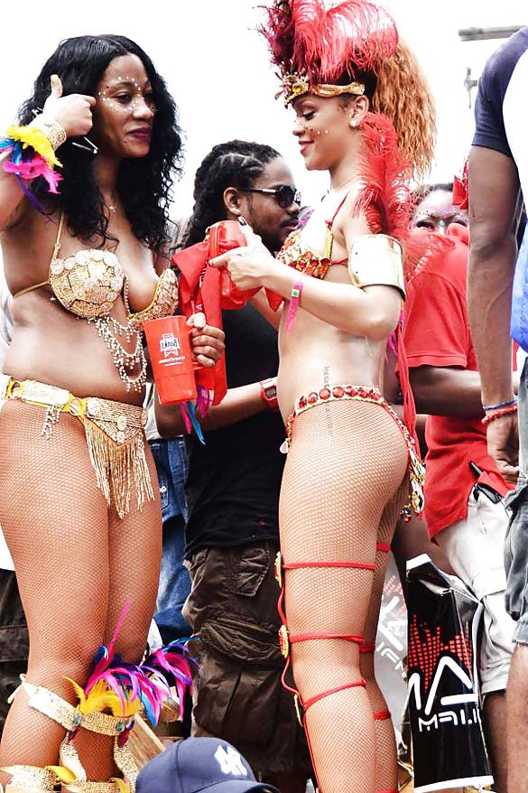 25P Rihanna festival thong, she is ready for fuck 2014