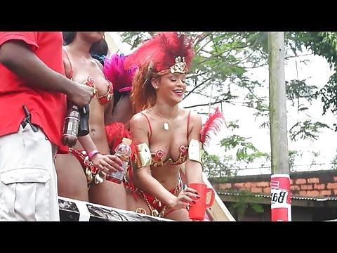 25P Rihanna festival thong, she is ready for fuck 2014