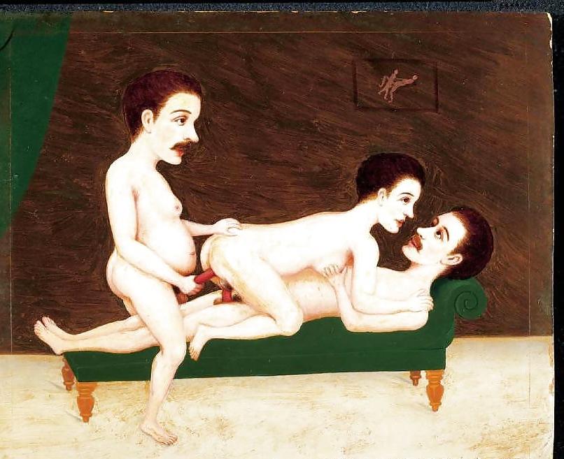 25P Vintage erotic art