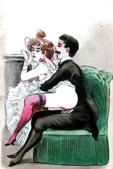 25P Vintage erotic art