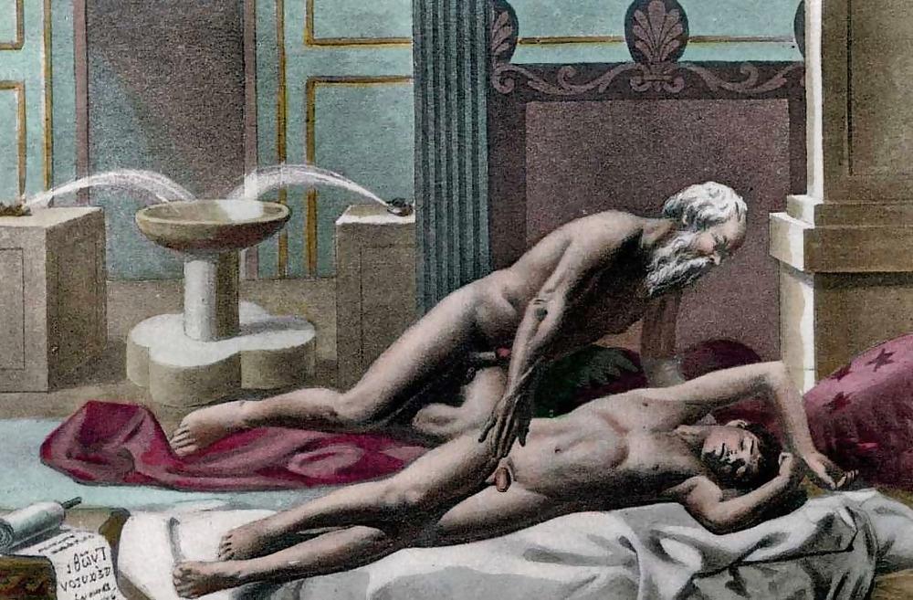 25P Vintage erotic art
