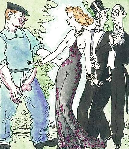 25P Vintage erotic art
