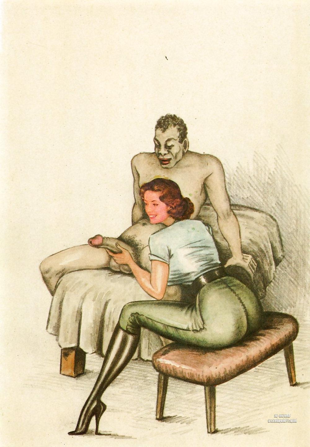 25P Vintage erotic art
