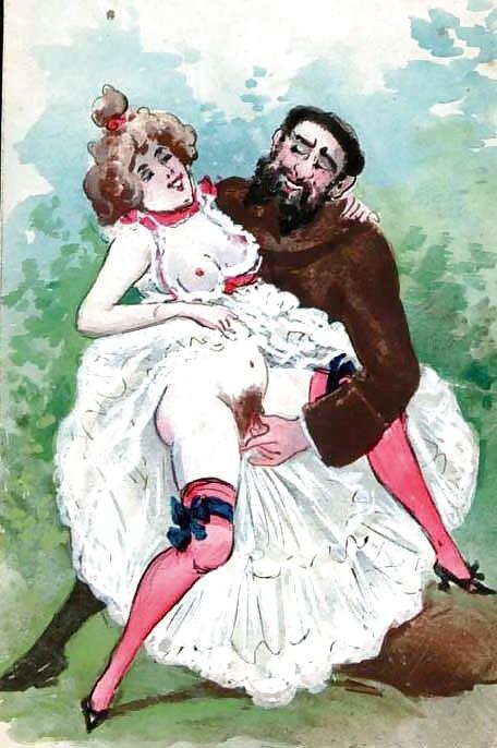 25P Vintage erotic art