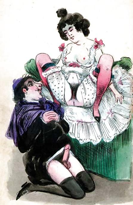 25P Vintage erotic art