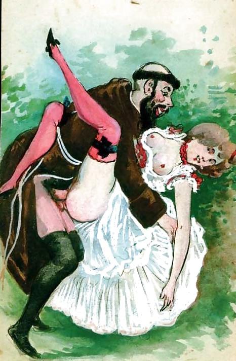 25P Vintage erotic art