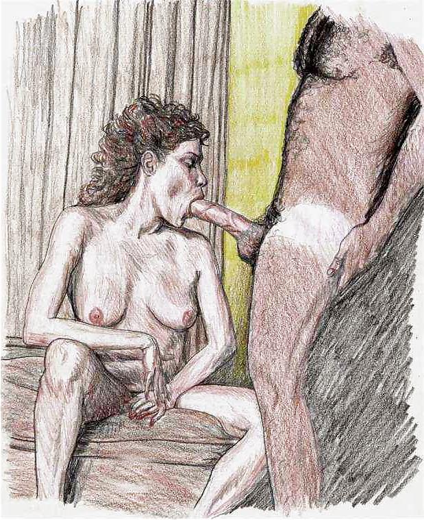25P Vintage erotic art