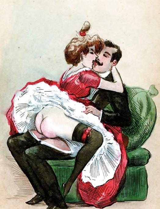 25P Vintage erotic art