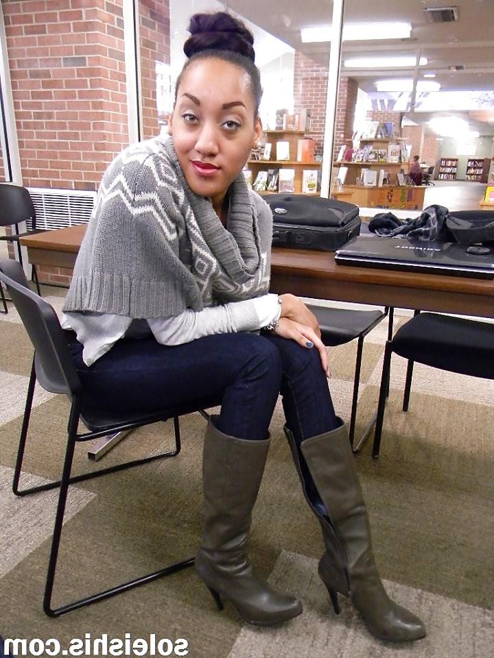 25P Stockings, Stilettos, and Jeans