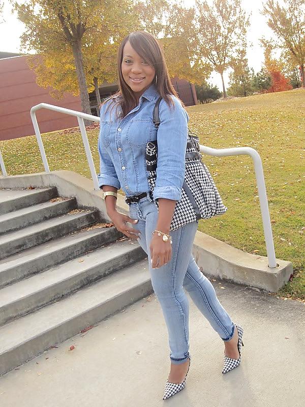 25P Stockings, Stilettos, and Jeans
