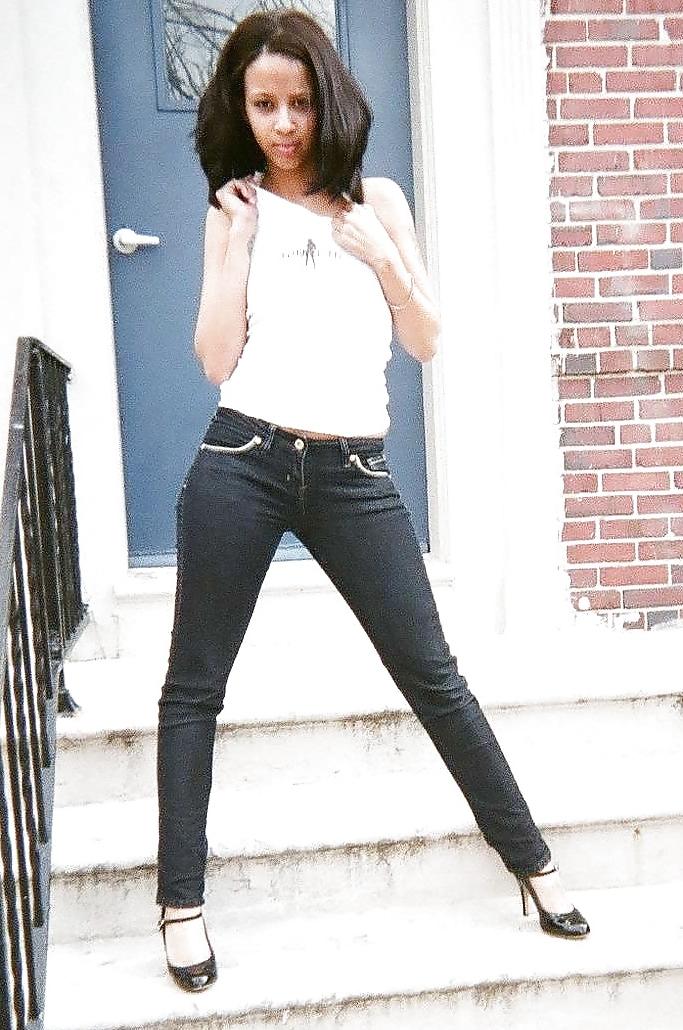 25P Stockings, Stilettos, and Jeans