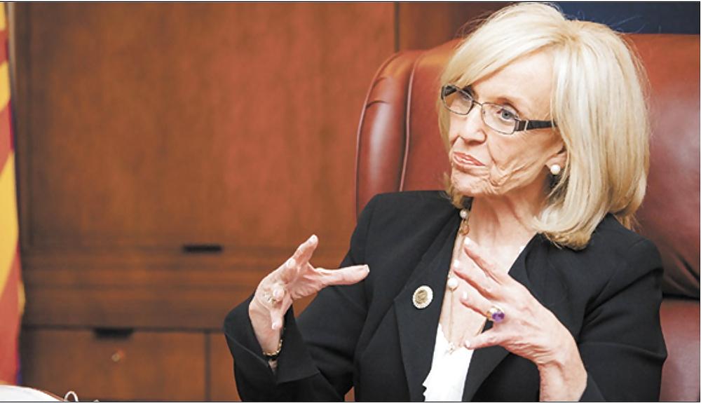 25P Most days I jerk off to conservative Jan Brewer