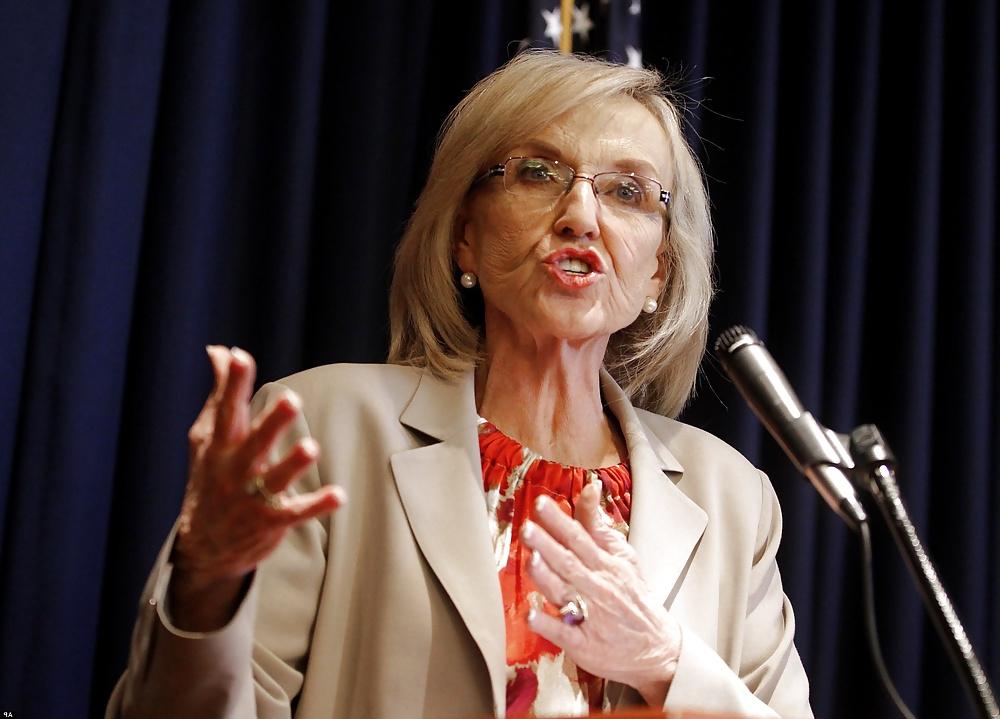 25P Most days I jerk off to conservative Jan Brewer