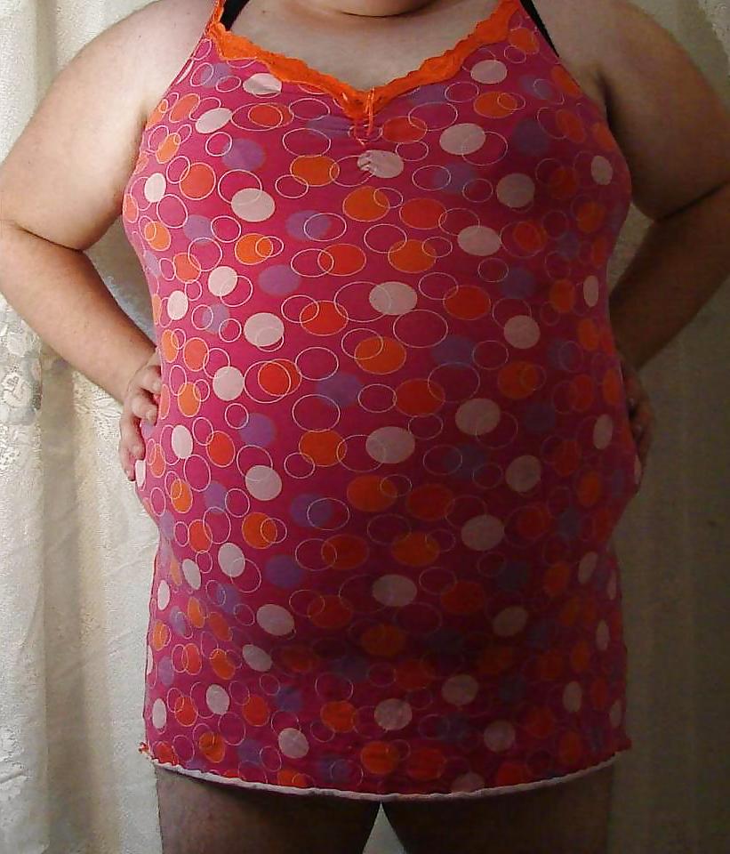 11P Fat crossdresser play