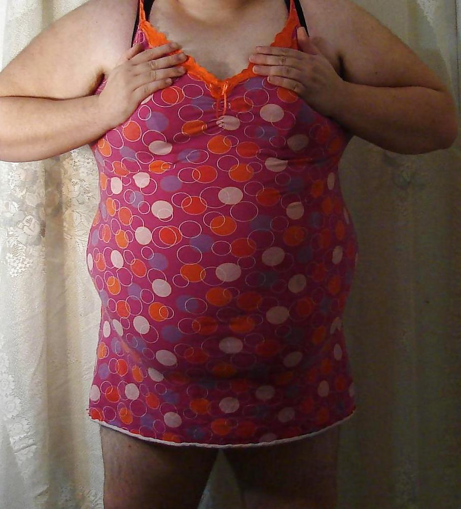 11P Fat crossdresser play