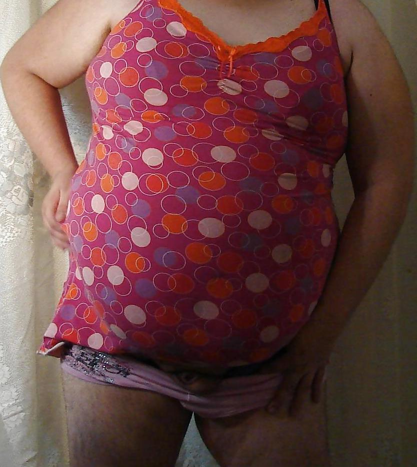 11P Fat crossdresser play
