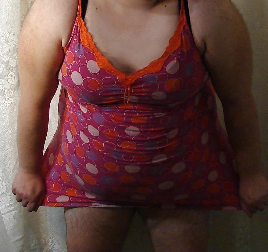 11P Fat crossdresser play