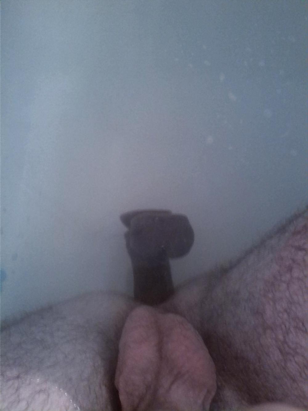 8P Bath with my dildo