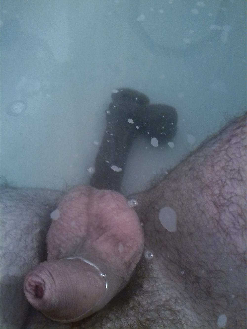 8P Bath with my dildo