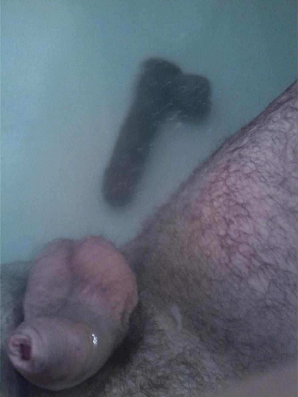 8P Bath with my dildo
