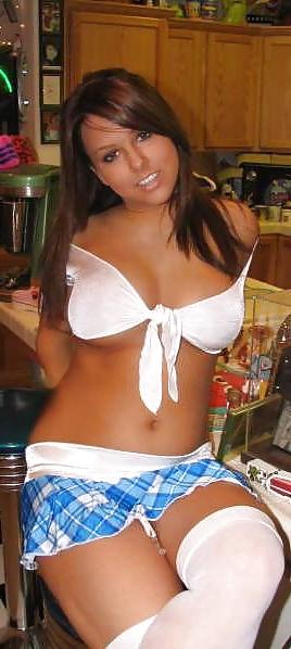 25P Kristin Ferry: Big-Boobed Amateur Model Hottie