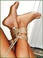 24P Brazilian chick hogtied & used