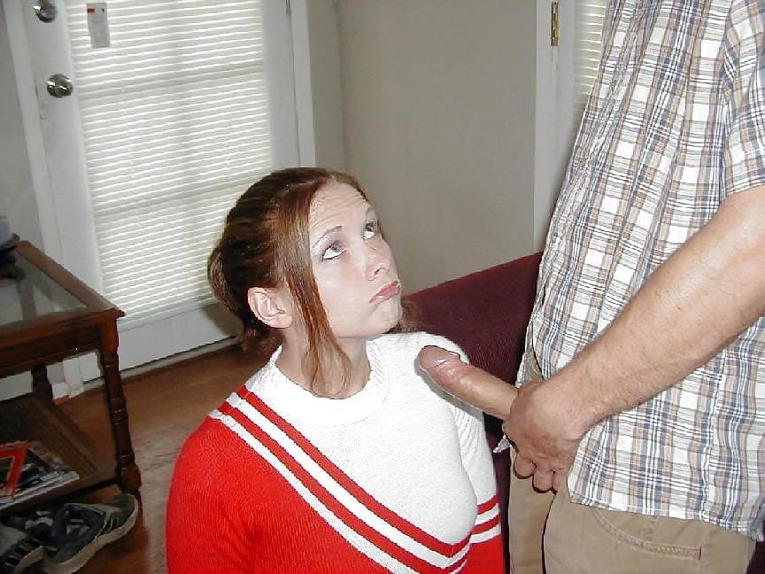 14P Cheerleader Blowjob and Facial