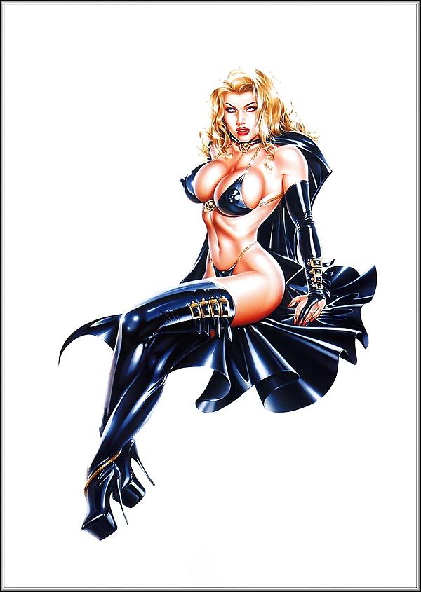 25P Pin-Up Art by Armando Huerta