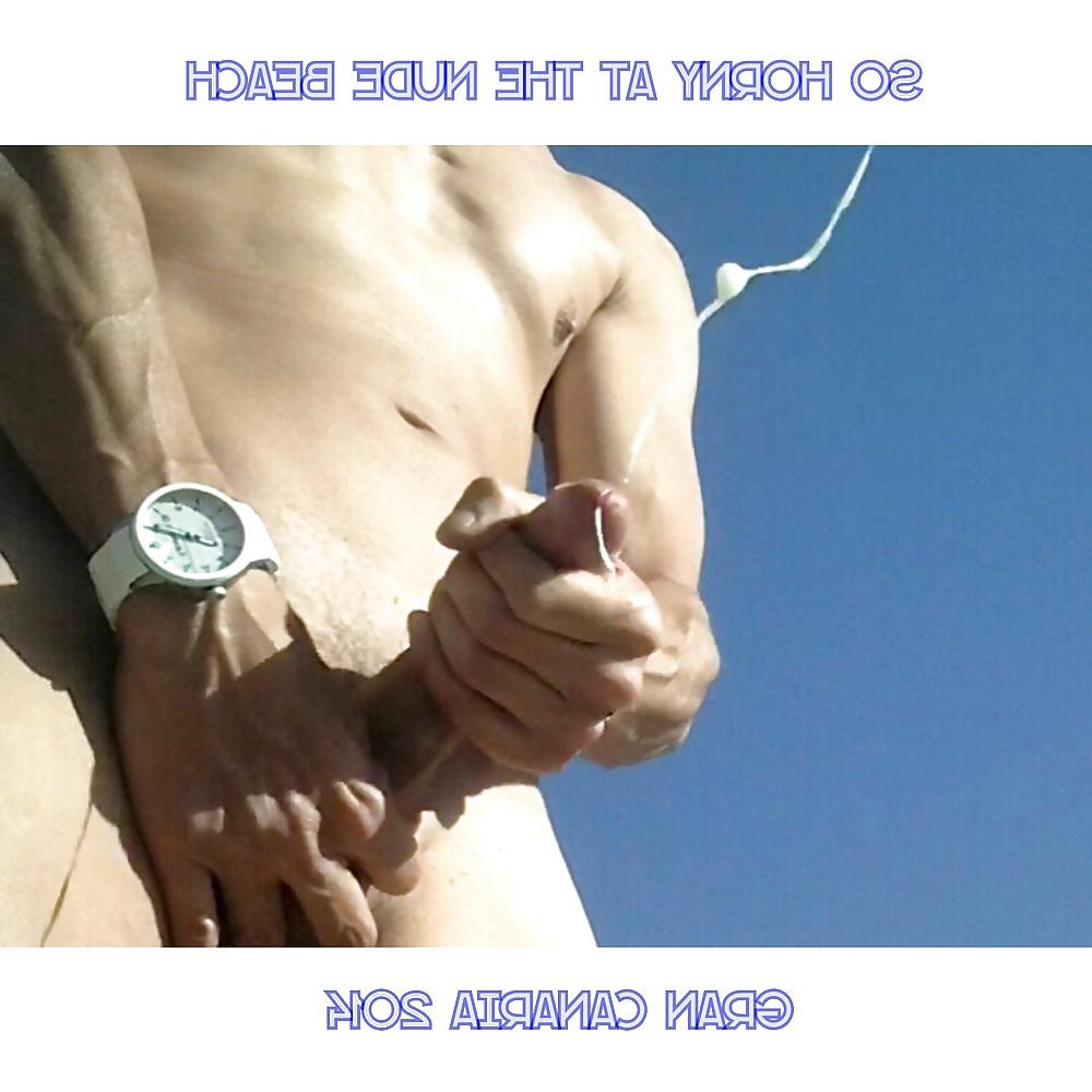5P Horny after the nude beach , cumshot public parking
