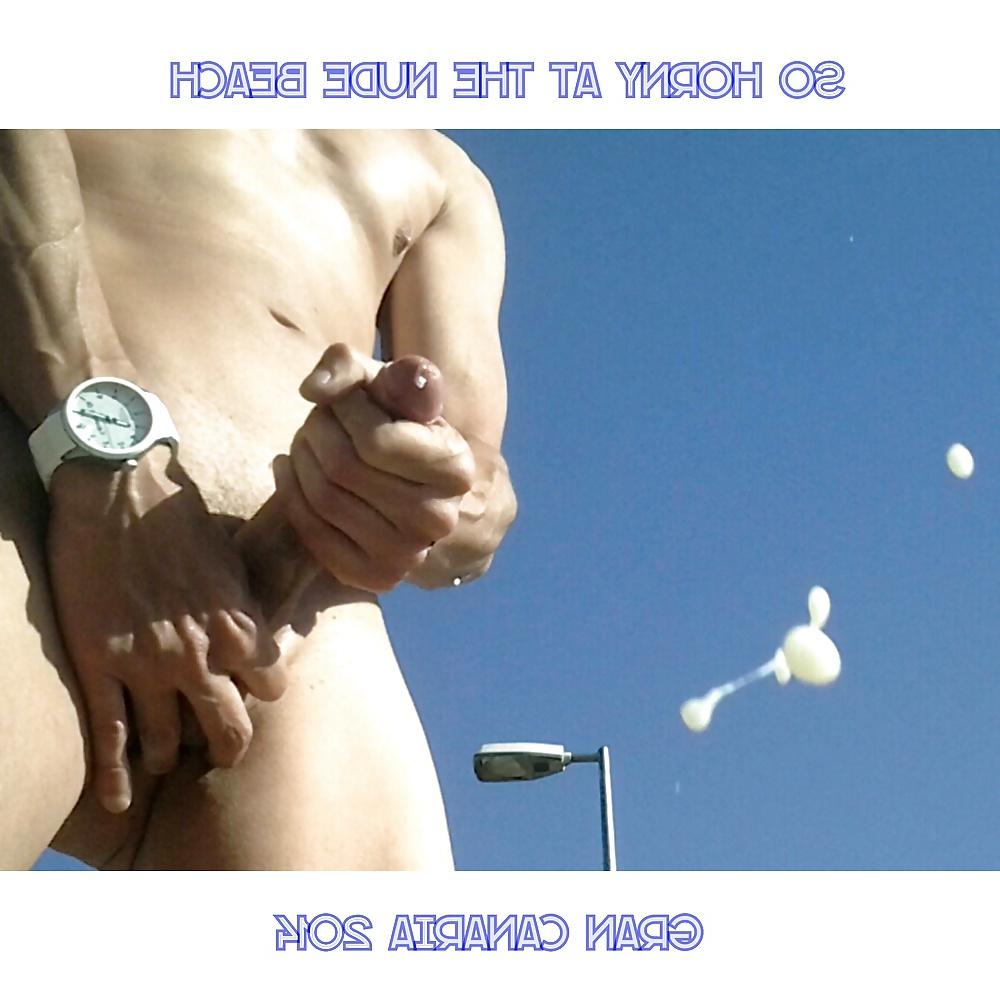 5P Horny after the nude beach , cumshot public parking