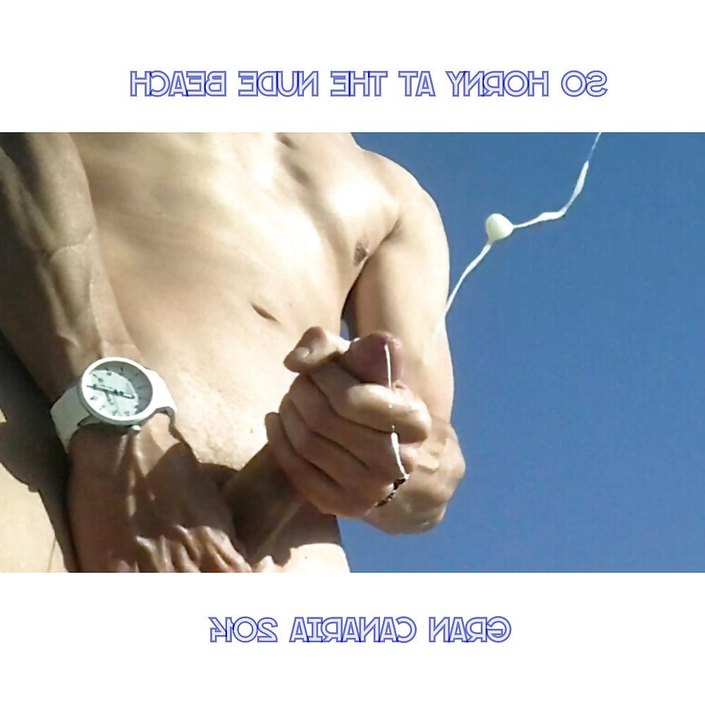 5P Horny after the nude beach , cumshot public parking