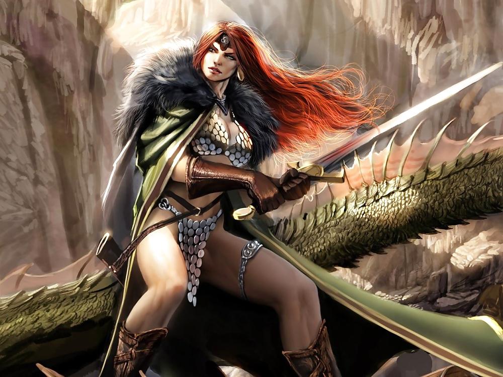 10P Fantasy Warrior Women 4