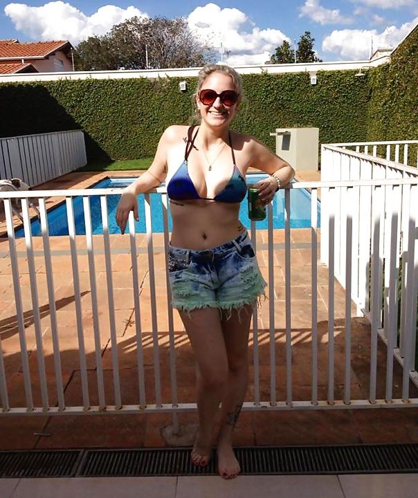25P Blonde Brazilian w beautiful tits! Please comment!!!