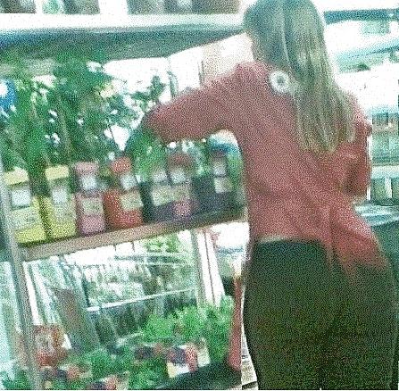 25P Sexy co-worker with big round ass in tight trousers,jeans