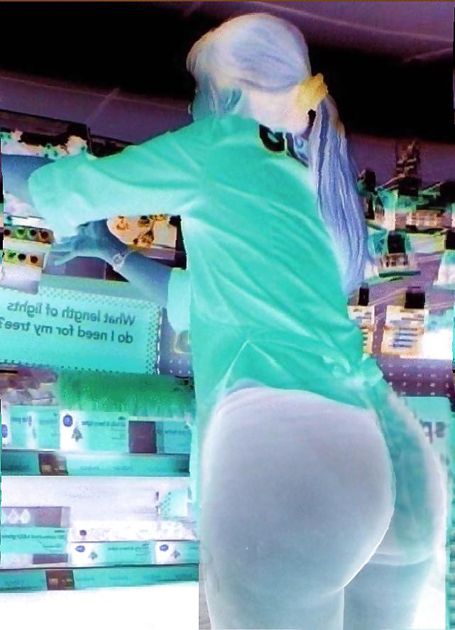 25P Sexy co-worker with big round ass in tight trousers,jeans