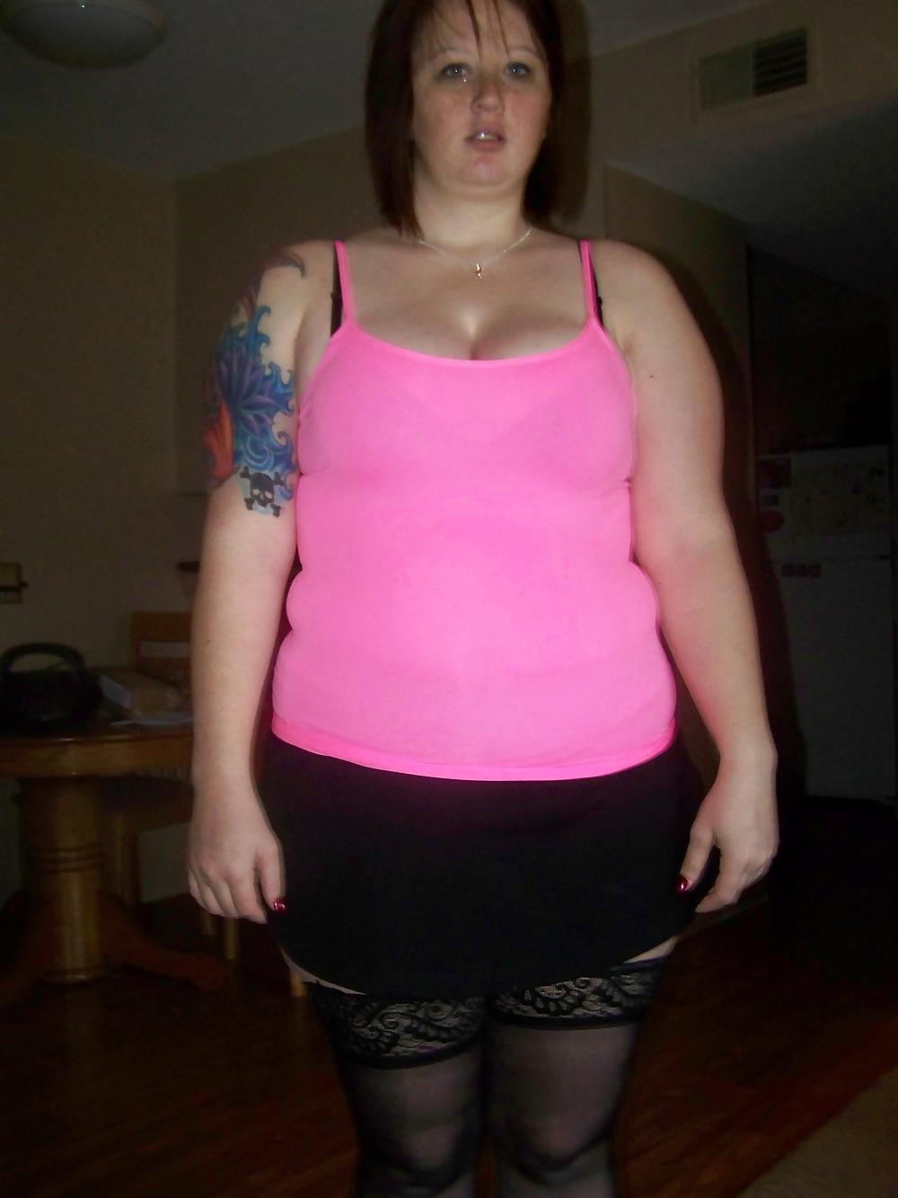 15P Fat whore on display 2